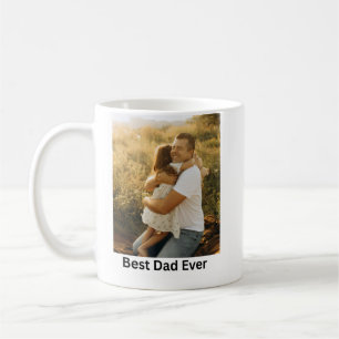 Café Caneca de Foto Personalizada Melhor Pai do Mundo