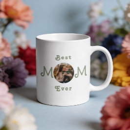 Café Caneca de Foto Personalizada Moderna e Fofa para a