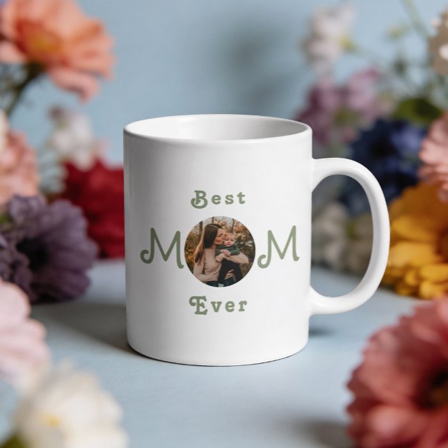Café Caneca de Foto Personalizada Moderna e Fofa para a (Criador carregado)