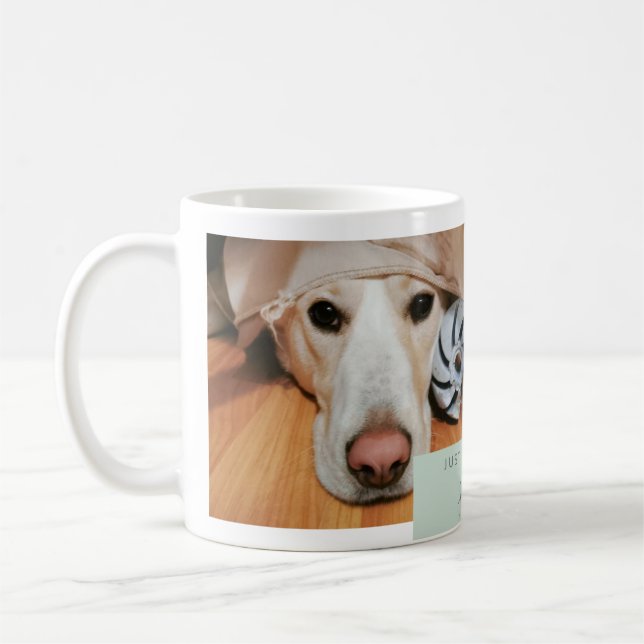Café Caneca de foto personalizada para amantes de anima (Esquerda)