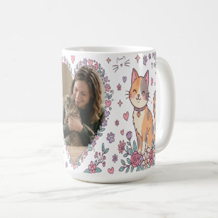 Café Caneca de Foto Personalizada para Mãe de Gato – Pr