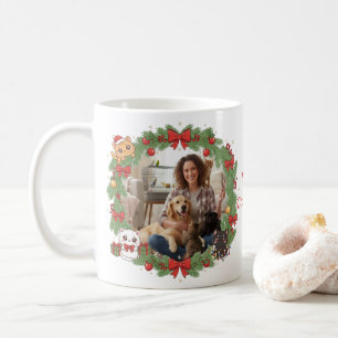 Café Caneca de Foto Personalizada Presente de Natal Par