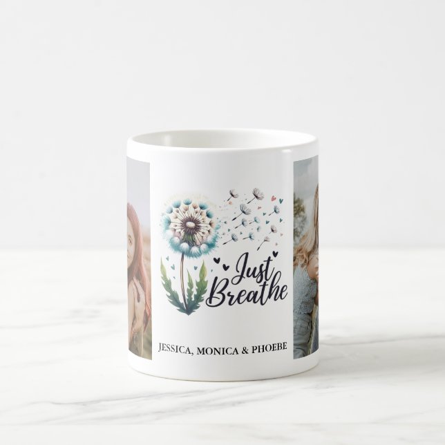 Café Caneca de Foto "Só Respirar" Dandelion (Centro)