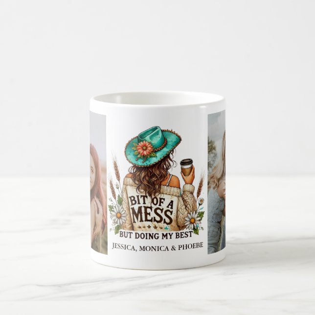 Café Caneca de Foto "Um Tanto Desorganizada, Mas Fazend (Centro)