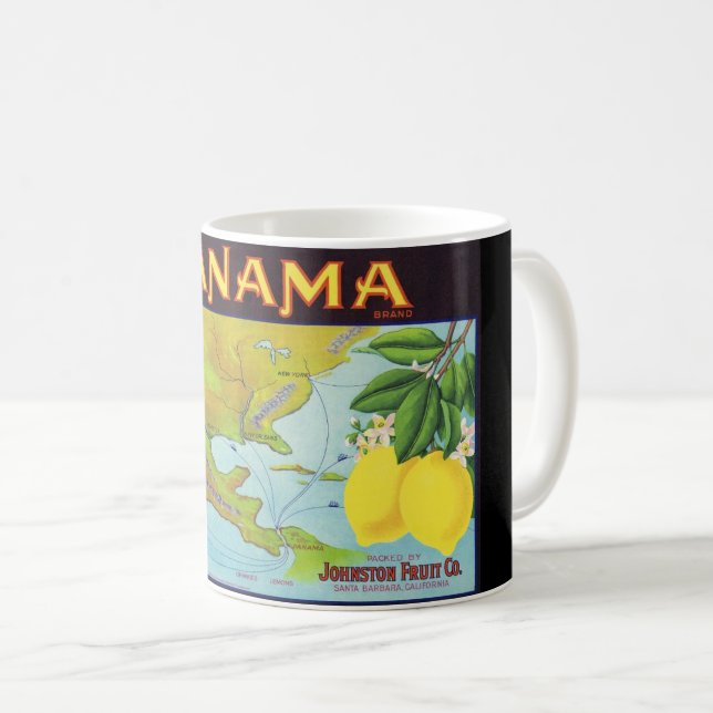 Café Caneca de Fruta do Panamá (Frente Esquerda)