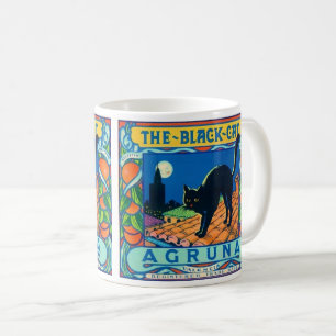 Café Caneca de Fruta Gato Preto