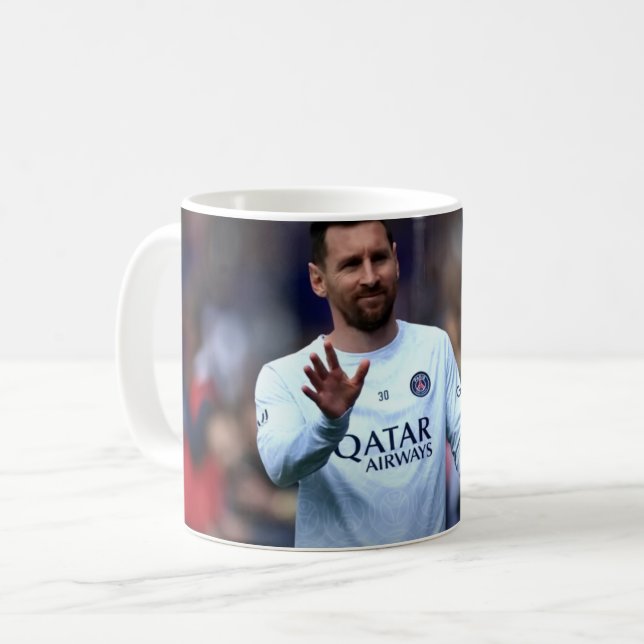 Café Caneca de Futebol 11 oz Cerâmica W-PT ZLE (Frente Esquerda)