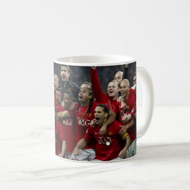 Café Caneca de Futebol 11 oz Cerâmica W-PT ZLE (Frente Esquerda)
