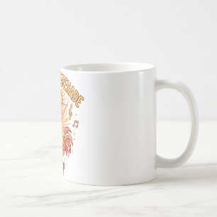 Café Caneca de Galinha Engraçada Serenata do Nascer do
