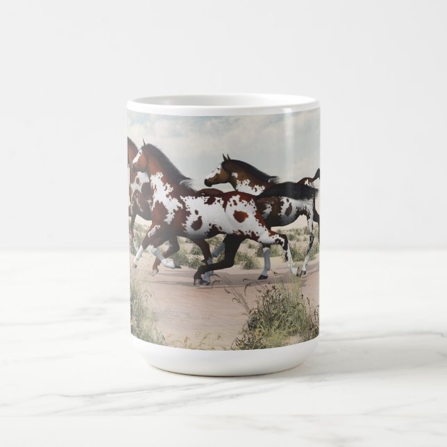 Café Caneca de galope dos cavalos (Centro)