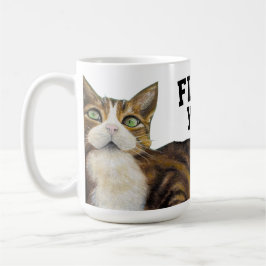 Café Caneca de gato acaricia-te