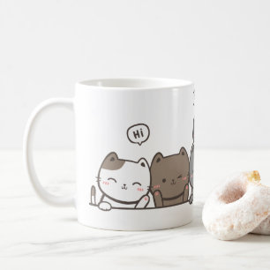 Café Caneca de Gato Animada - presente de caneca de gat