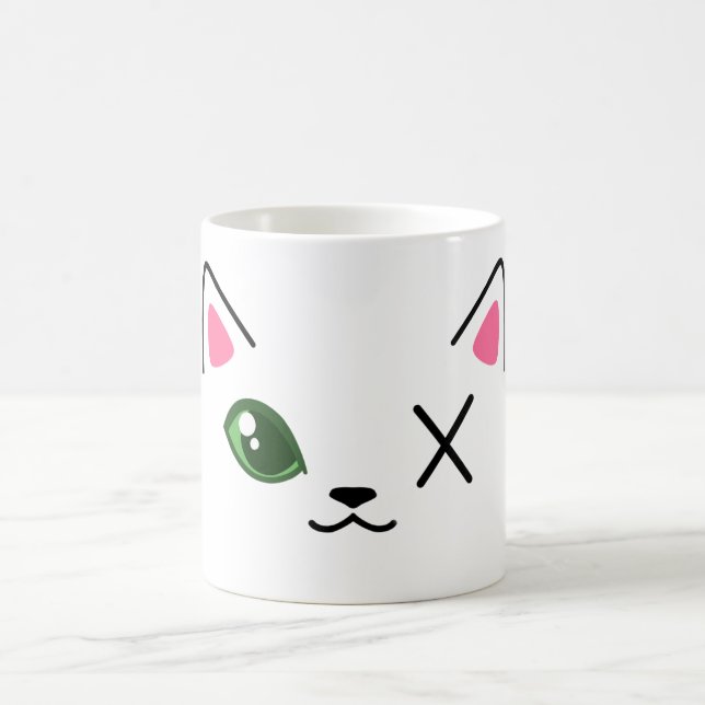 Café Caneca De Gato Cuta De Um Olho (Centro)