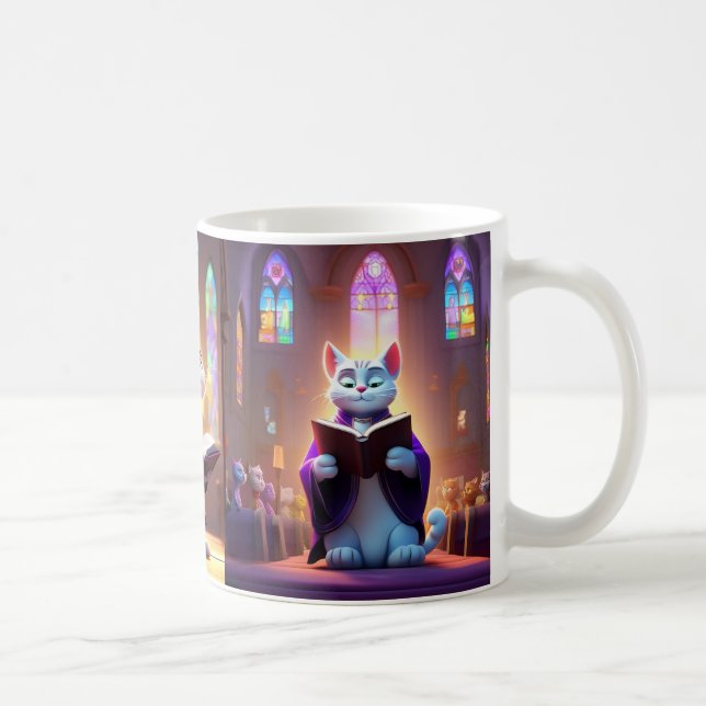 Café Caneca de Gato da Igreja. (Direita)