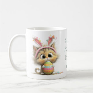 Café Caneca de Gato de Páscoa Some Bunny Loves You