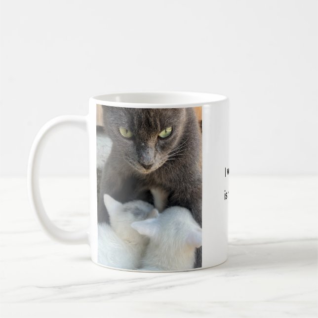 Café Caneca de Gato, Diversão da Maternidade, Caneca En (Esquerda)