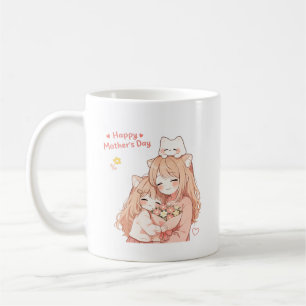 Café Caneca de Gato do Dia das Mães