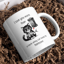 Café Caneca de Gato Engraçado – Citação de Fishbone no 