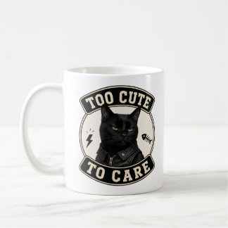 Café Caneca de Gato Preto Legal | Muito Fofo Para se Im