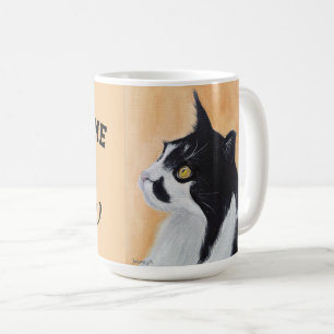 Café Caneca de gato que você me conquistou com miau