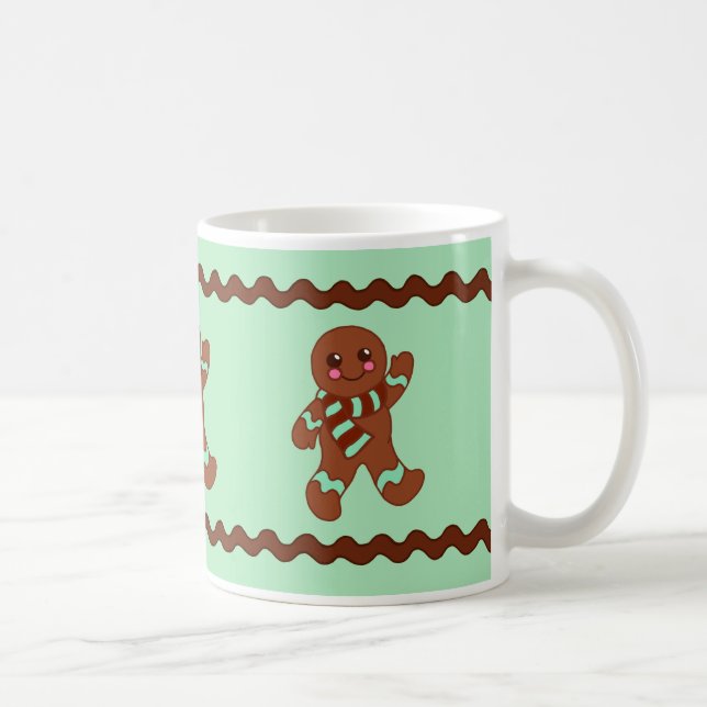 Café Caneca de Gengibre Natalícia com Hortelã (Direita)