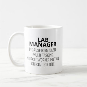 Café Caneca de Gerente de Laboratório, Presente de Gere