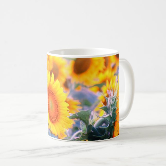 Café Caneca de girassol (Frente Esquerda)