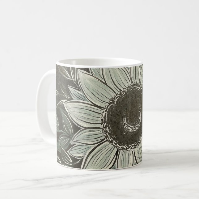 Café Caneca de Girassol Escura e Sonhosa (Frente Esquerda)
