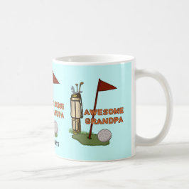 Café Caneca de golfe do incrível avô