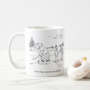 Café Caneca de Golfe Inicial