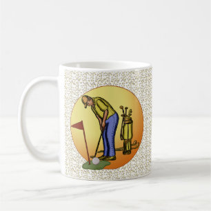 Café Caneca de Golfe Pai de Golfe Bandeira