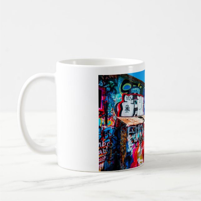 Café Caneca de Graffiti - Fotografia Original de Tony (Esquerda)