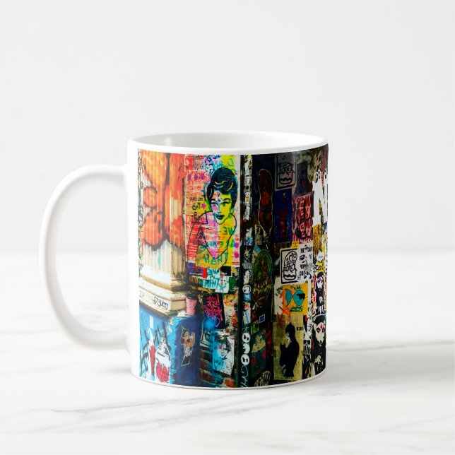 Café Caneca de Grafite de Nova York NYC (Esquerda)