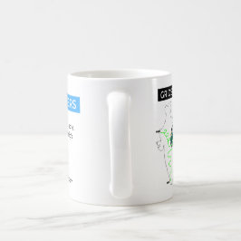 Café Caneca de GRIDSKIPPERS com mapa e patrocinadores