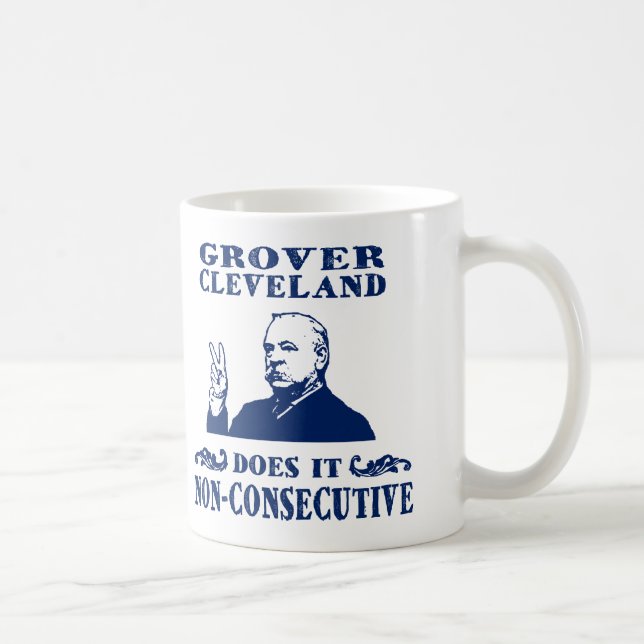 Café Caneca de Grover Cleveland (Direita)