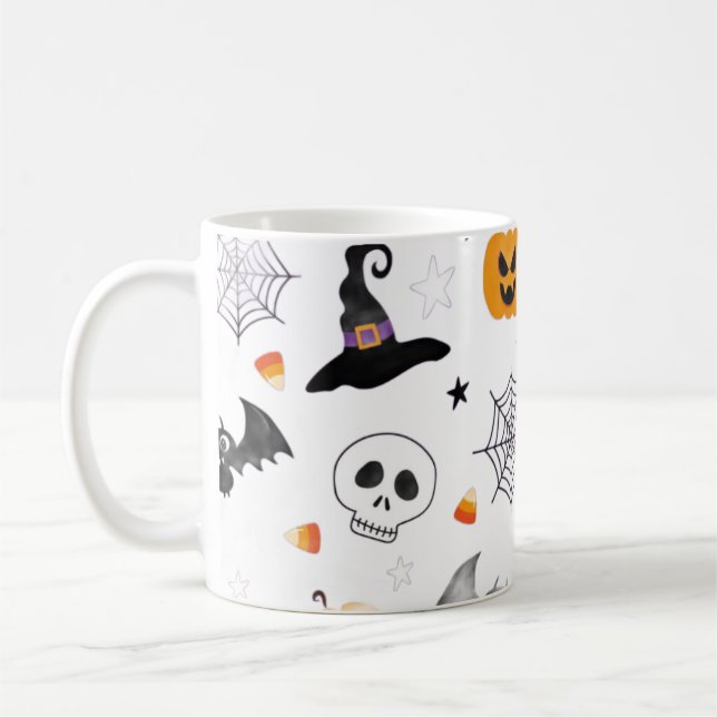 Café caneca de halloween (Esquerda)