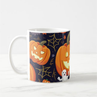 Café caneca de halloween