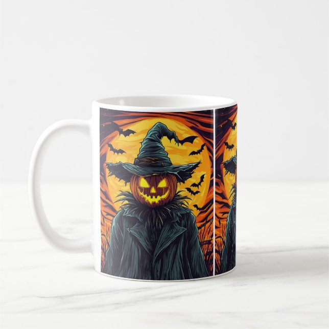 Café Caneca de Halloween Assustadora (Esquerda)