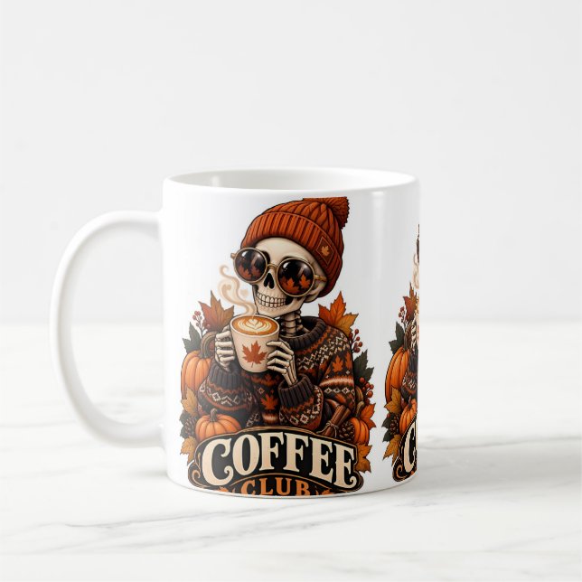 Café Caneca de Halloween Assustadora (Esquerda)