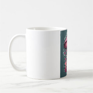Café Caneca de Halloween com Fantasma Fofo e Guarda-chu