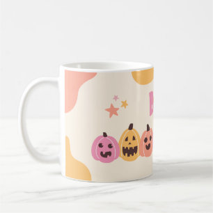 Café Caneca de Halloween Spooky - Abóbora, Espírito e D