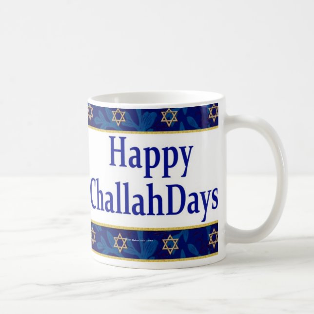 Café Caneca de Hanukkah Challahdays (Direita)