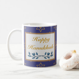 Café Caneca de Hanukkah feliz