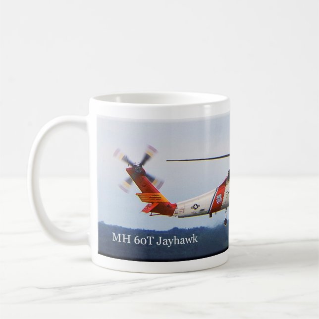 Café caneca de helicóptero MH60T Jayhawk (Esquerda)