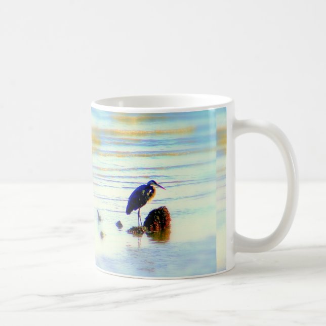 Café caneca de herão azul (Direita)