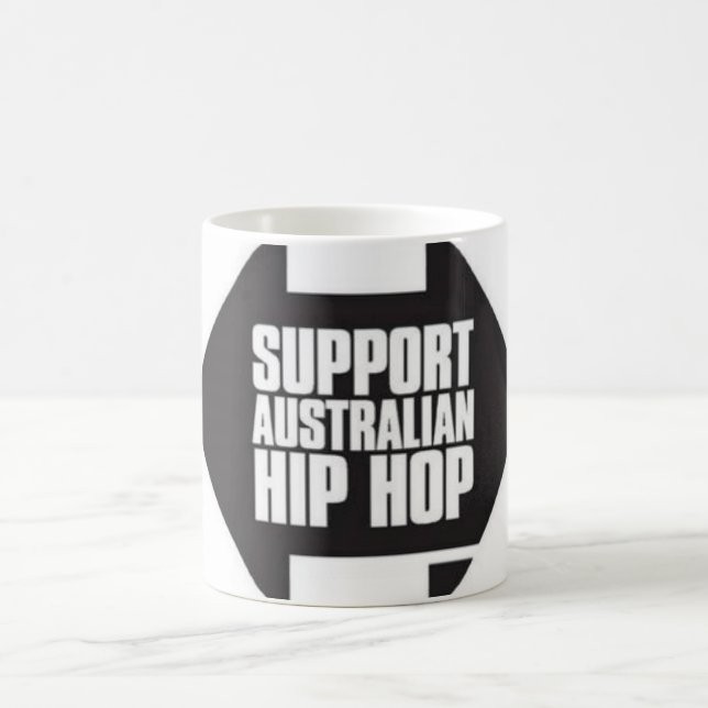 Café Caneca de Hip Hop do australiano do apoio (Centro)
