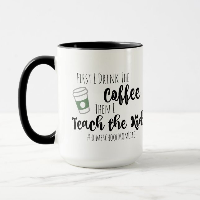 Café & caneca de Homeschooling (Esquerda)