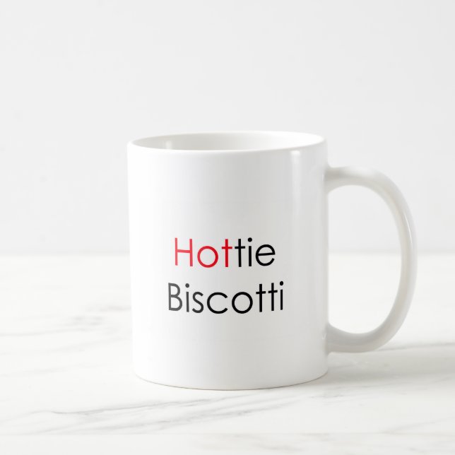 Café Caneca de Hottie Biscotti (Direita)