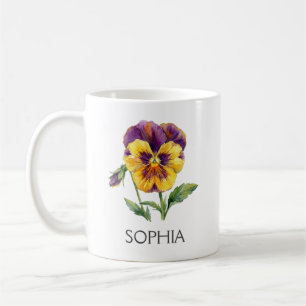 Café Caneca de Ilustração Botânica - Amendoeira Não, Pa