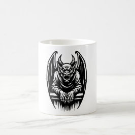 Café Caneca de Ilustração de Gárgula